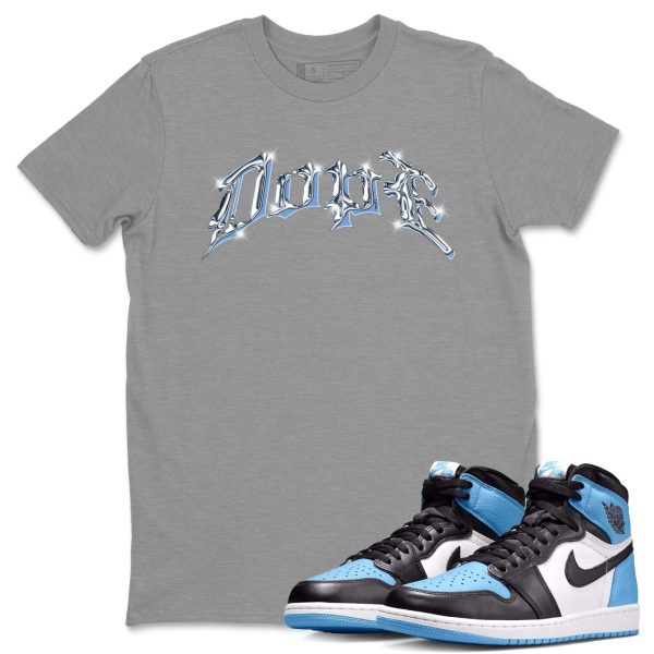 Dope Unisex Short Sleeve T-Shirt - Sneaker Shirt To Match 1s UNC University Blue Jezsport.com