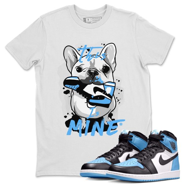 This Is Mine Unisex Short Sleeve T-Shirt - Sneaker Shirt To Match 1s UNC University Blue Jezsport.com