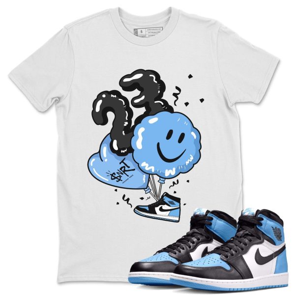 Balloon Unisex Short Sleeve T-Shirt - Sneaker Shirt To Match 1s UNC University Blue Jezsport.com