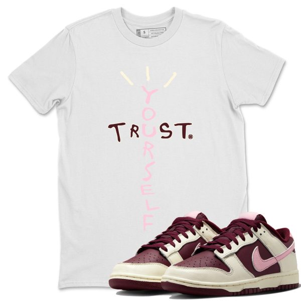 Trust Yourself Unisex Short Sleeve T-Shirt - Sneaker Shirt To Match Dunks Valentines Day Jezsport.com