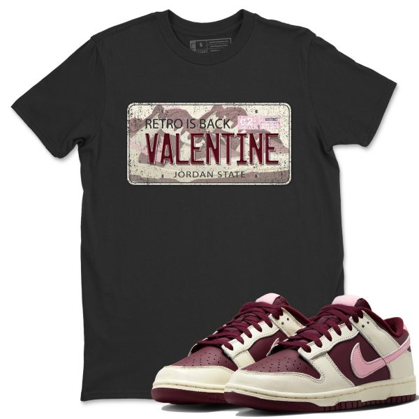 Plate Unisex Crew Neck T-Shirt - Sneaker Shirt To Match Dunks Valentines Day Jezsport.com