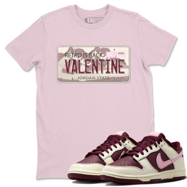 Plate Unisex Crew Neck T-Shirt - Sneaker Shirt To Match Dunks Valentines Day Jezsport.com