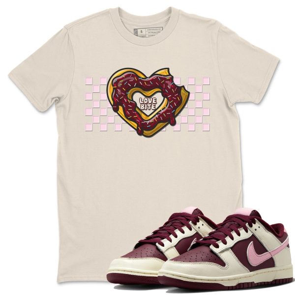 Love Bite Unisex Short Sleeve T-Shirt - Sneaker Shirt To Match Dunks Valentines Day Jezsport.com