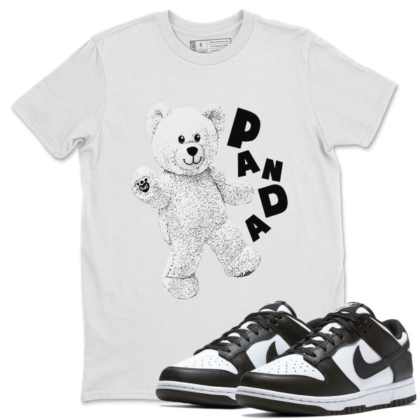 Hello Bear Unisex Crew Neck T-Shirt - Sneaker Shirt To Match Dunks Panda Black White Jezsport.com