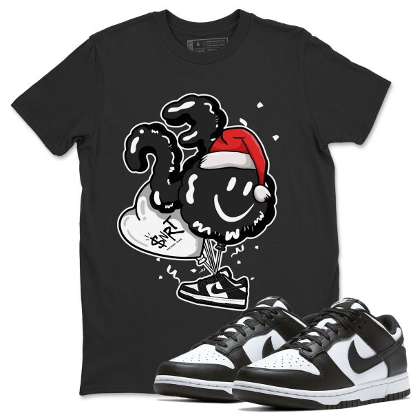 Balloon Unisex Crew Neck T-Shirt - Sneaker Shirt To Match Dunks Panda Black White Jezsport.com