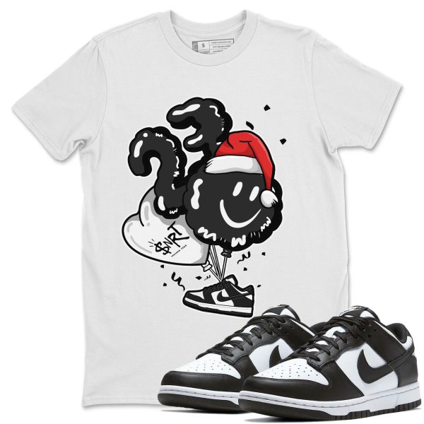 Balloon Unisex Crew Neck T-Shirt - Sneaker Shirt To Match Dunks Panda Black White Jezsport.com