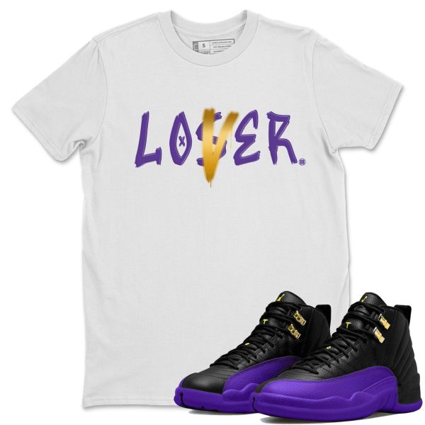 Loser Lover Unisex Crew Neck T-Shirt - Sneaker Shirt To Match 12s Field Purple Jezsport.com