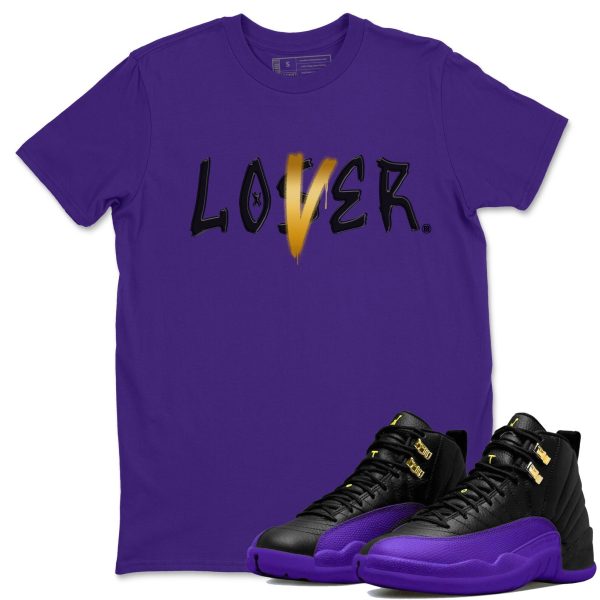 Loser Lover Unisex Crew Neck T-Shirt - Sneaker Shirt To Match 12s Field Purple Jezsport.com