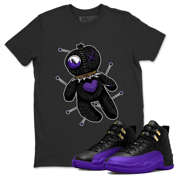 Linen Voodoo Doll Unisex T-Shirt - Sneaker Shirt To Match 12s Field Purple Jezsport.com