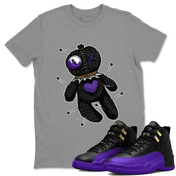 Linen Voodoo Doll Unisex T-Shirt - Sneaker Shirt To Match 12s Field Purple Jezsport.com