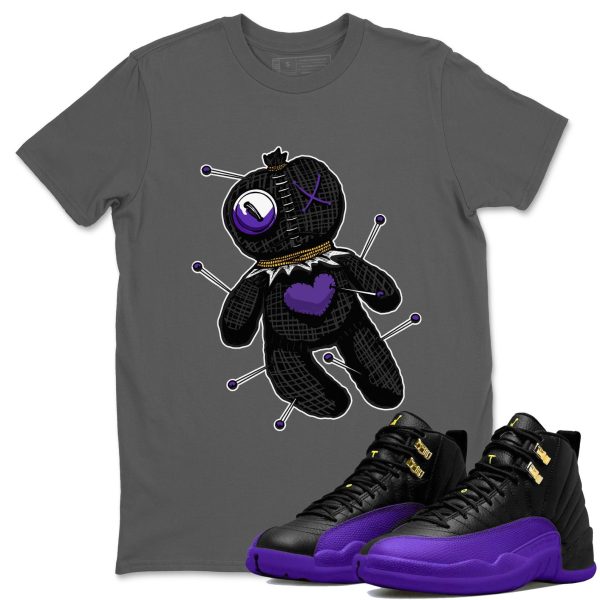 Linen Voodoo Doll Unisex T-Shirt - Sneaker Shirt To Match 12s Field Purple Jezsport.com