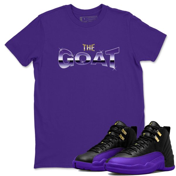 The Goat Unisex T-Shirt - Sneaker Shirt To Match 12s Field Purple Jezsport.com