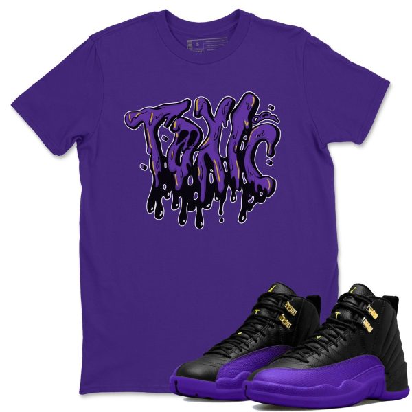 Toxic Unisex T-Shirt - Sneaker Shirt To Match 12s Field Purple Jezsport.com