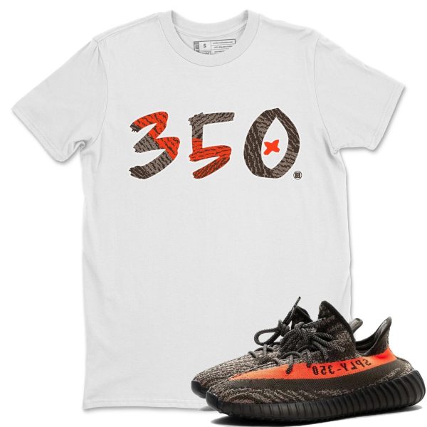 Number 350 Unisex Crew Neck T-Shirt - Sneaker Shirt To Match Yeezys 350 Carbon Beluga Jezsport.com