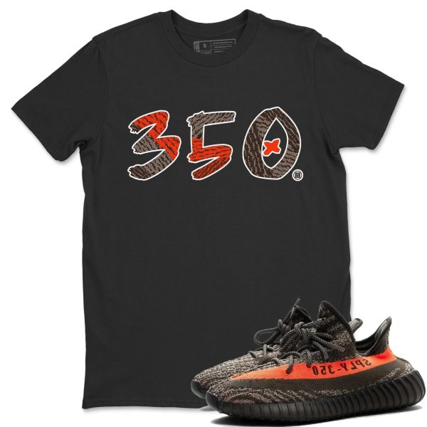 Number 350 Unisex Crew Neck T-Shirt - Sneaker Shirt To Match Yeezys 350 Carbon Beluga Jezsport.com