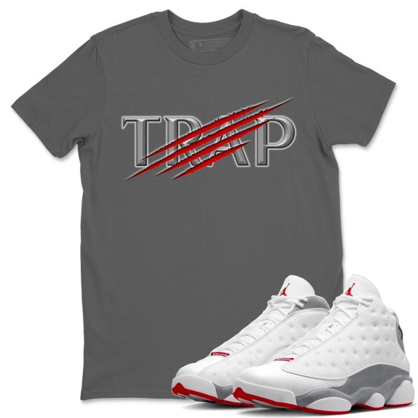 Trap Unisex T-Shirt - Sneaker Shirt To Match 13s Wolf Grey Jezsport.com