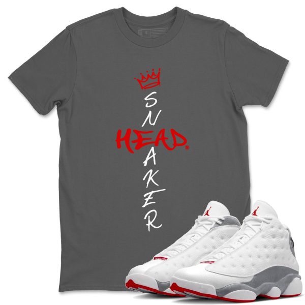 Cross Sneakerhead Unisex T-Shirt - Sneaker Shirt To Match 13s Wolf Grey Jezsport.com