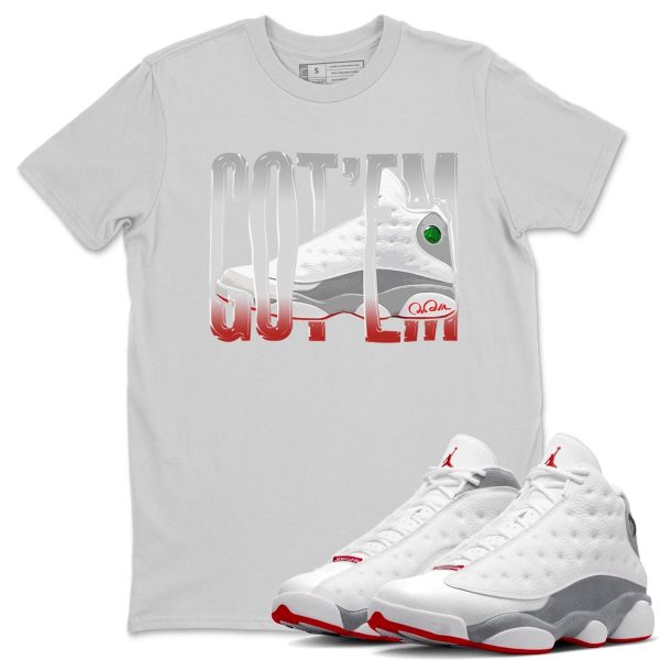 Wiggling Gotem Unisex T-Shirt - Sneaker Shirt To Match 13s Wolf Grey Jezsport.com