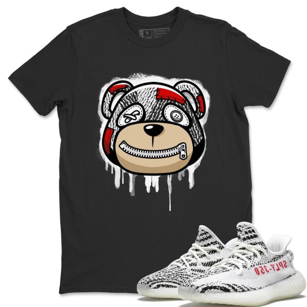 Bear Face Unisex T-Shirt - Sneaker Shirt To Match Yeezys 350 Zebra Jezsport.com