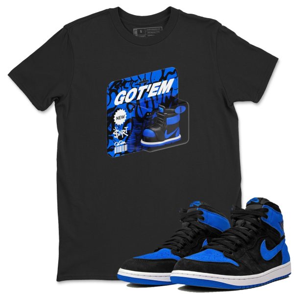 Vintage Toy Packaging - Sneaker Shirt To Match 1s Royal Reimagined Jezsport.com