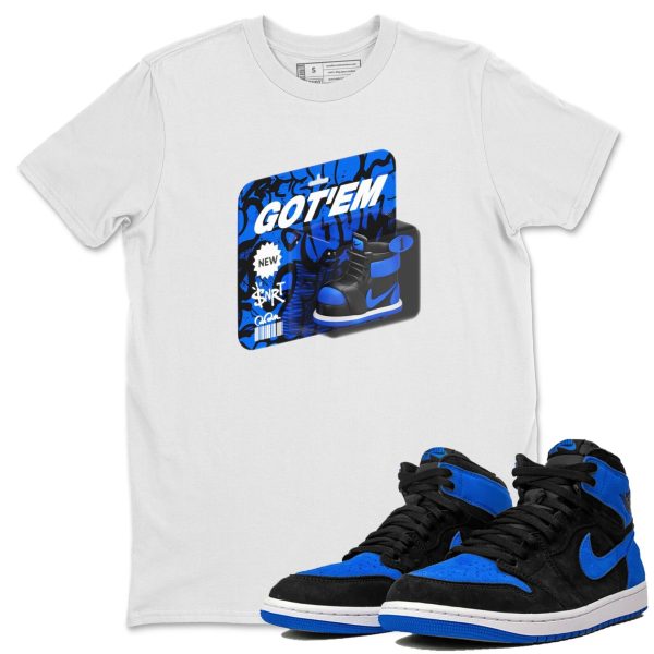 Vintage Toy Packaging - Sneaker Shirt To Match 1s Royal Reimagined Jezsport.com