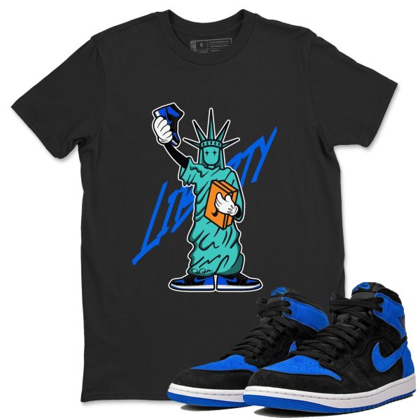 Statue Of Liberty Unisex T-Shirt - Sneaker Shirt To Match 1s Royal Reimagined Jezsport.com