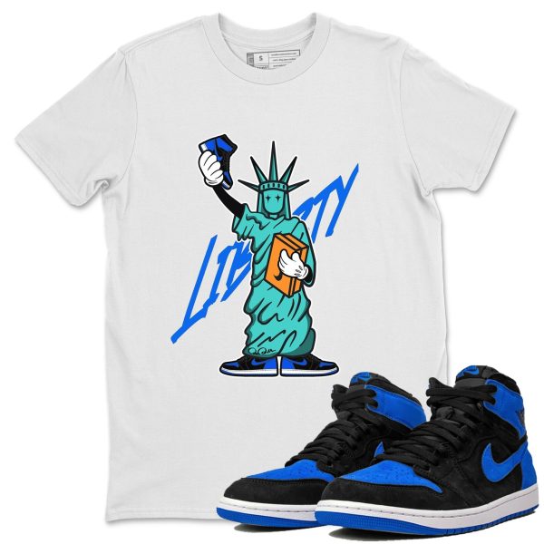 Statue Of Liberty Unisex T-Shirt - Sneaker Shirt To Match 1s Royal Reimagined Jezsport.com