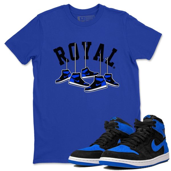 Hanging Sneakers Unisex T-Shirt - Sneaker Shirt To Match 1s Royal Reimagined Jezsport.com