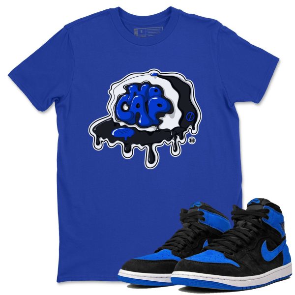 No Cap Unisex T-Shirt - Sneaker Shirt To Match 1s Royal Reimagined Jezsport.com