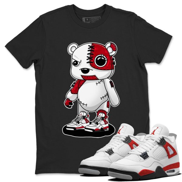 Cyborg Bear - Sneaker Shirt To Match 4s Red Cement Jezsport.com