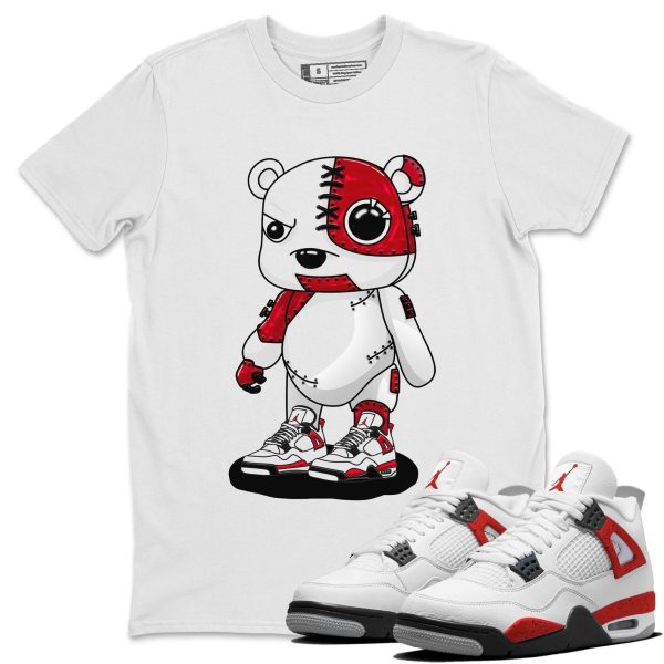 Cyborg Bear - Sneaker Shirt To Match 4s Red Cement Jezsport.com