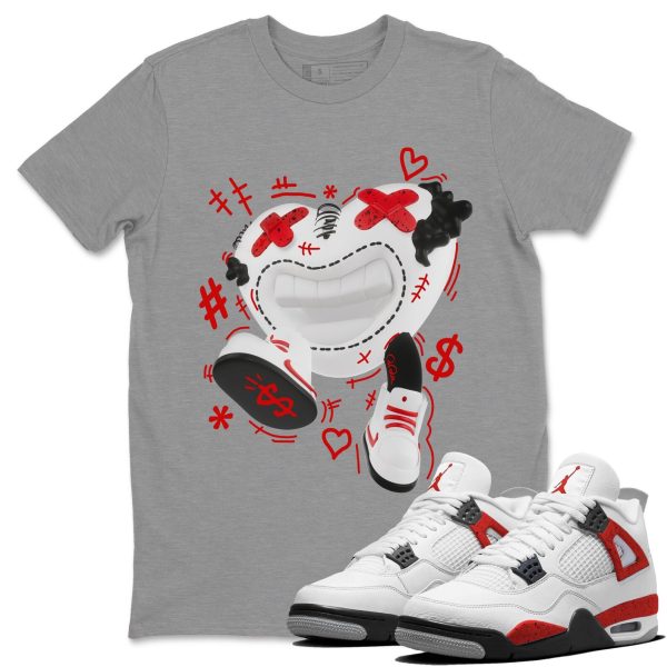 Walk In Love - Sneaker Shirt To Match 4s Red Cement Jezsport.com