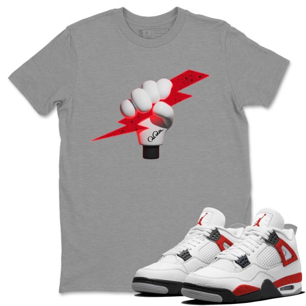 Grab Thunder - Sneaker Shirt To Match 4s Red Cement Jezsport.com