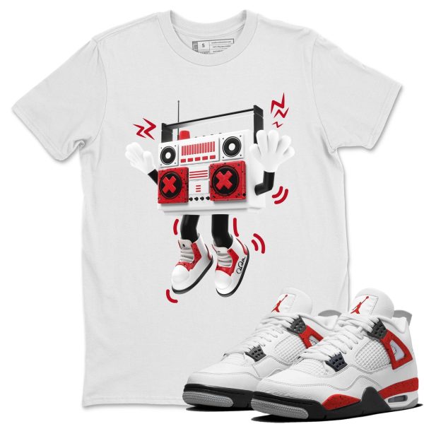 90s Radio Boy - Sneaker Shirt To Match 4s Red Cement Jezsport.com