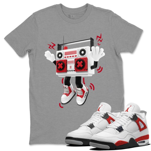 90s Radio Boy - Sneaker Shirt To Match 4s Red Cement Jezsport.com