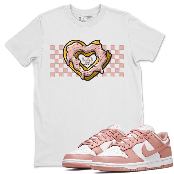 Love Bite - Sneaker Shirt To Match Dunks Rose Whisper Jezsport.com