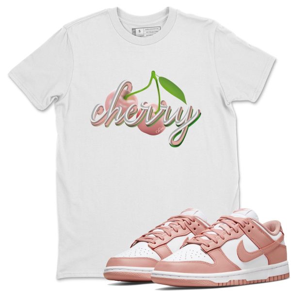 Cherry - Sneaker Shirt To Match Dunks Rose Whisper Jezsport.com