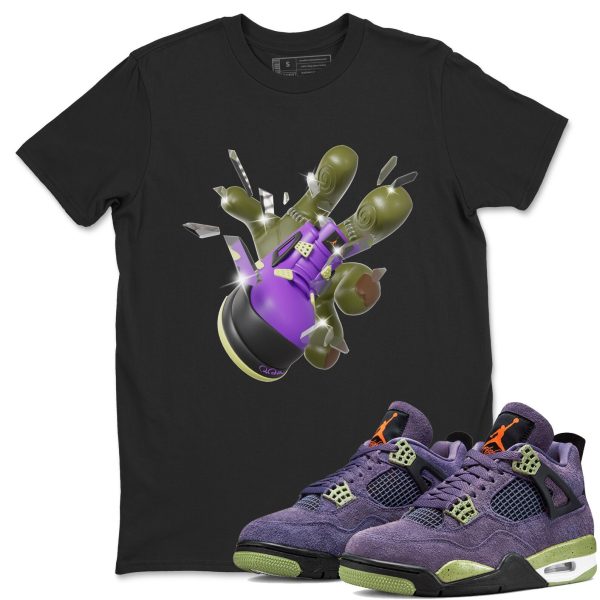 Got Em Zombie Hand - Sneaker Shirt To Match 4s Canyon Purple Jezsport.com