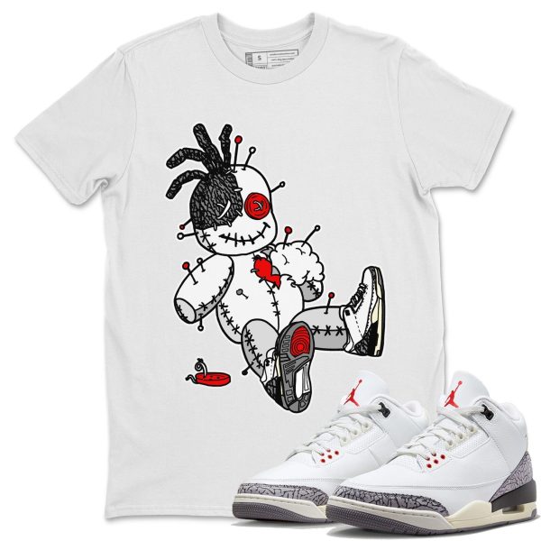 Voodoo Doll - Sneaker Shirt To Match 3s White Cement Jezsport.com