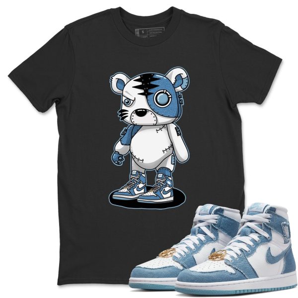 Cyborg Tiger Unisex Casual T-Shirt - Sneaker T-Shirt To Match 1s Denim Jezsport.com