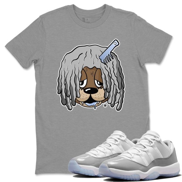 Impatient Bear Unisex Casual T-Shirt - Sneaker T-Shirt To Match 11s White Cement Jezsport.com