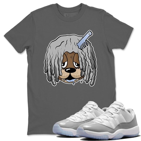 Impatient Bear Unisex Casual T-Shirt - Sneaker T-Shirt To Match 11s White Cement Jezsport.com