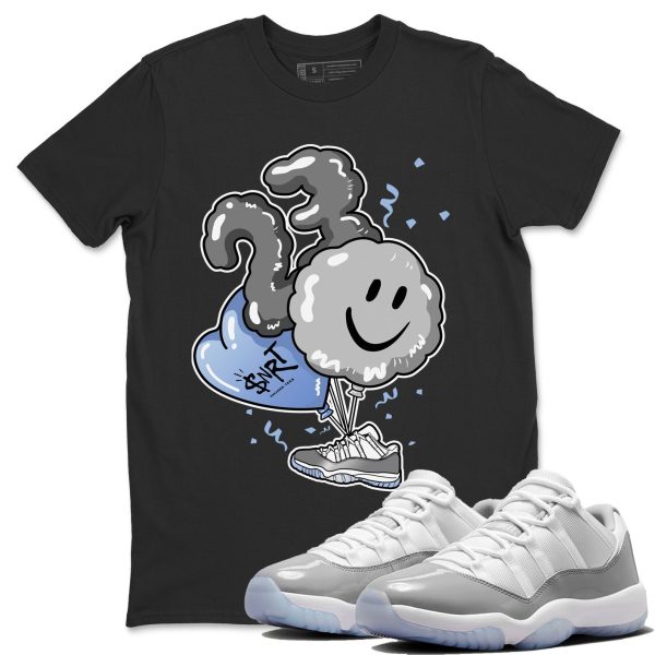 Balloon Unisex Casual T-Shirt - Sneaker T-Shirt To Match 11s White Cement Jezsport.com