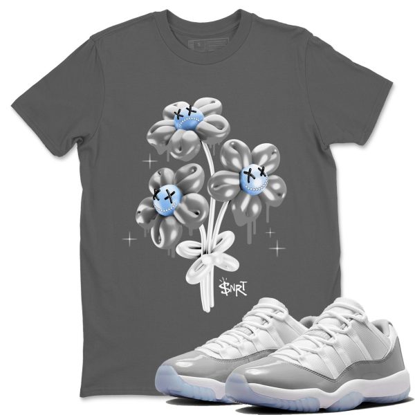 balloon bouquet Unisex Casual T-Shirt - Sneaker T-Shirt To Match 11s White Cement Jezsport.com