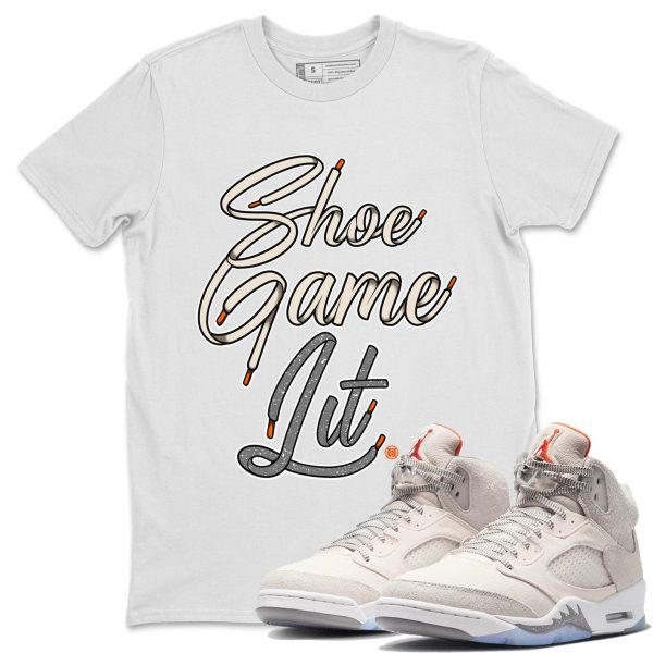 Shoe Game Lit Shoe Lace Unisex Clothing - Sneaker Shirts To Match The 5s Craft Jezsport.com