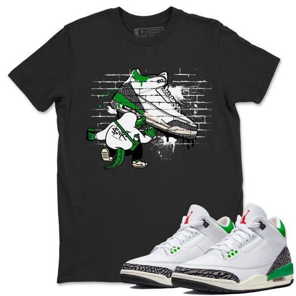 Crocodile Artist Unisex Short Sleeve T-Shirt - Shirt To Match 3s Lucky Green Jezsport.com