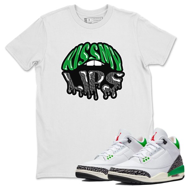 Kiss My Lips Unisex Short Sleeve T-Shirt - Shirt To Match 3s Lucky Green Jezsport.com