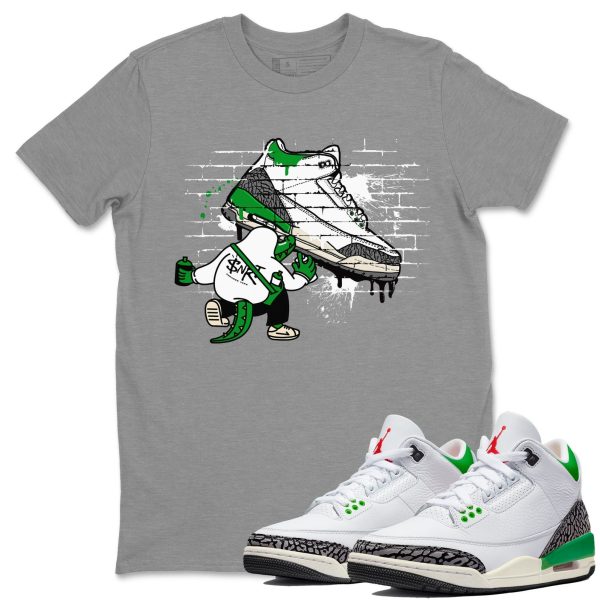 Crocodile Artist Unisex Short Sleeve T-Shirt - Shirt To Match 3s Lucky Green Jezsport.com