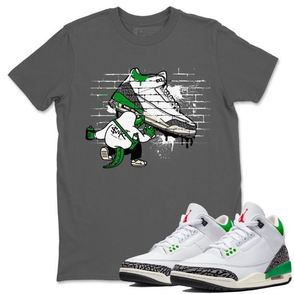 Crocodile Artist Unisex Short Sleeve T-Shirt - Shirt To Match 3s Lucky Green Jezsport.com