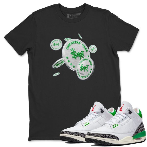 Drop Coin Unisex Short Sleeve T-Shirt - Shirt To Match 3s Lucky Green Jezsport.com